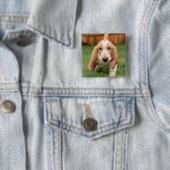 Basset Houng Puppy Walking Button (Beispiel)