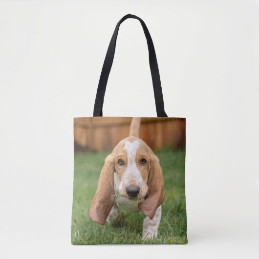 Basset Houng Welppy Walking Tasche (Vorderseite)