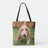 Basset Houng Welppy Walking Tasche (Rückseite)