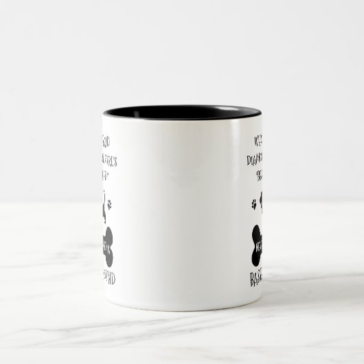 Basset Hund Bester Freund Zweifarbige Tasse (Mittel)