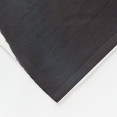 Basset-Hund, Festhund und Hut Fleecedecke (Ecke)