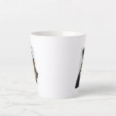 Basset-Hund, Festhund und Hut Milchtasse (Vorderseite)