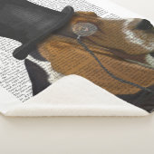 Basset-Hund, Festhund und Hut Sherpadecke (3/4)