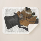 Basset-Hund, Festhund und Hut Sherpadecke (Vorderseite (Horizontal))