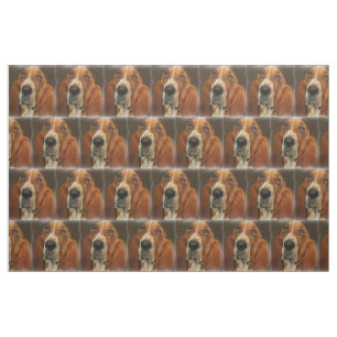 Basset Hund Hunde Rasse Gewebe Stoff