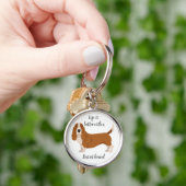 Basset-Hund Schlüsselanhänger (Hand)