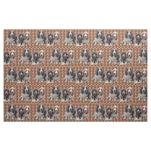 Basset-Hund Stoff (Fat Quarter (45,7 x 55,9 cm))