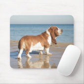 Basset-Hund-Welpen-Computer-Mousepad Mousepad (Mit Mouse)