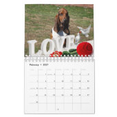 Basset-Hundekalender Kalender (Feb 2027)