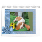 Basset-Hundekalender Kalender (Titelbild)