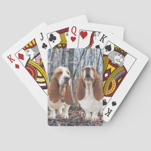 Basset im Holz Spielkarten (Rückseite)
