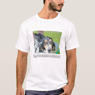 Basset-Jagdhund-Bad T-Shirt