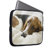 Basset-Jagdhund Laptopschutzhülle (Vorne Rechts)