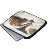Basset-Jagdhund Laptopschutzhülle (Vorne Knopf)