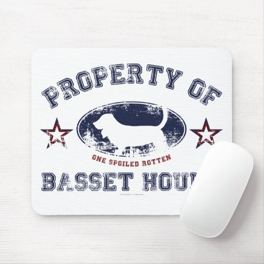 Basset-Jagdhund Mousepad (Mit Mouse)