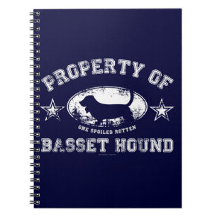 Basset-Jagdhund Notizblock
