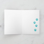 Basset-Jagdhundgrußkarte Karte (Innenseite)