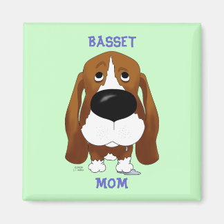 Basset-Mama Magnet