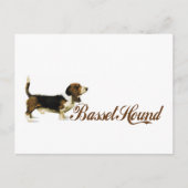 Basset Postkarte (Vorderseite)