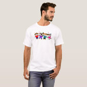 Basset-Tanz T-Shirt (Vorne ganz)