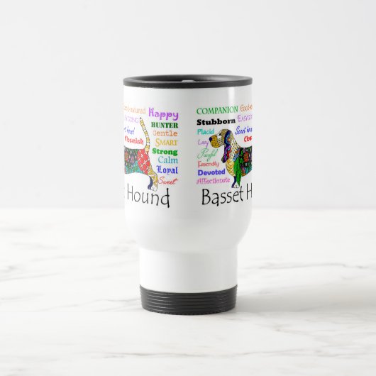 Basset Travel Mug Reisebecher (Mittel)