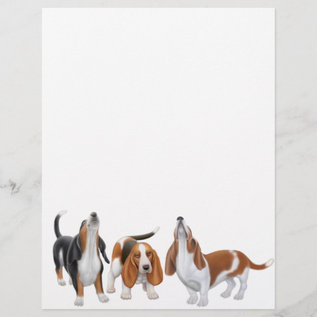 Basset Trio Letterhead (Vorderseite)