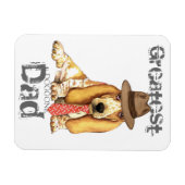 Basset-Vater Magnet (Horizontal)