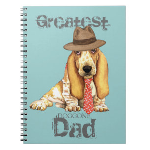 Basset-Vater Notizblock