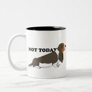 Basset Zweifarbige Tasse