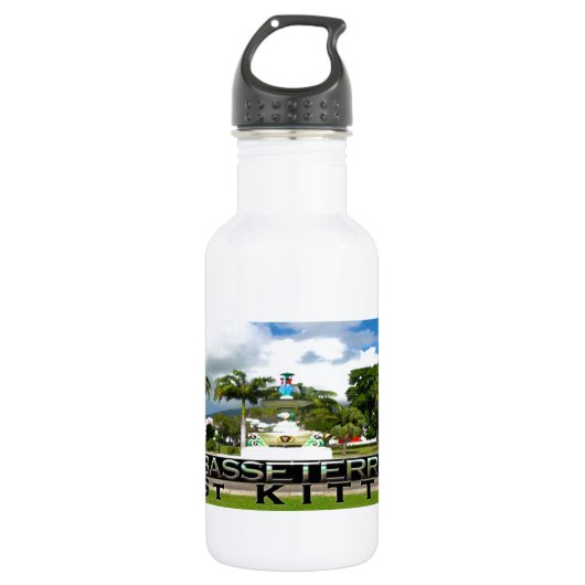 Basseterre Edelstahlflasche (Vorderseite)