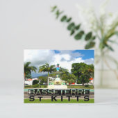 Basseterre Postkarte (Stehend Vorderseite)