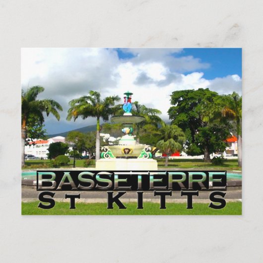 Basseterre Postkarte (Vorderseite)