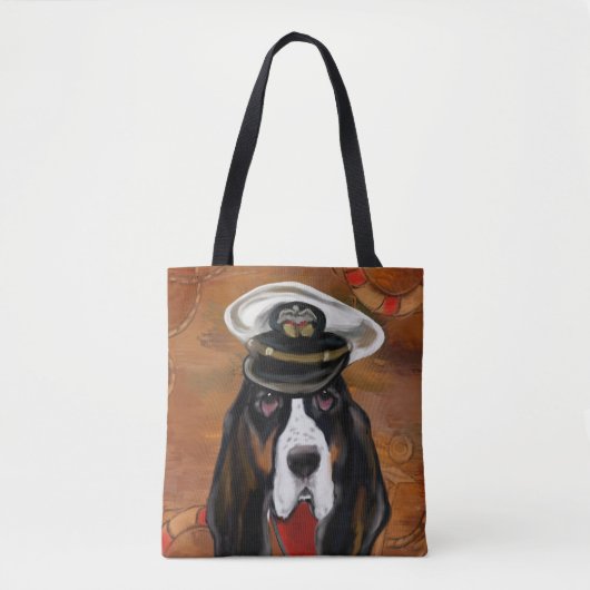BASSETHOUND TASCHE (Vorderseite)