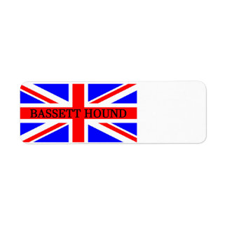 Bassetjagdhundname auf Flagge