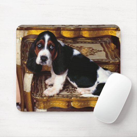 BassetMausunterlage Mousepad (Mit Mouse)