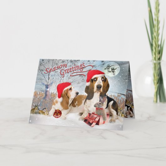 Bassets - Grüße Karten (Vorderseite)