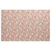 Bassett-Blumengewebe - niedliches Hundegewebe Stoff (Fat Quarter (45,7 x 55,9 cm))