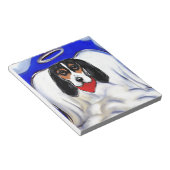 Bassett Hound Angel Notizblock (angewinkelt)