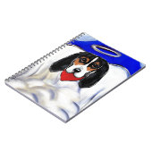 Bassett Hound Angel Notizblock (Linke Seite)