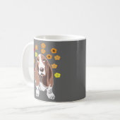Bassett Hound Kaffeetasse (Vorderseite Links)