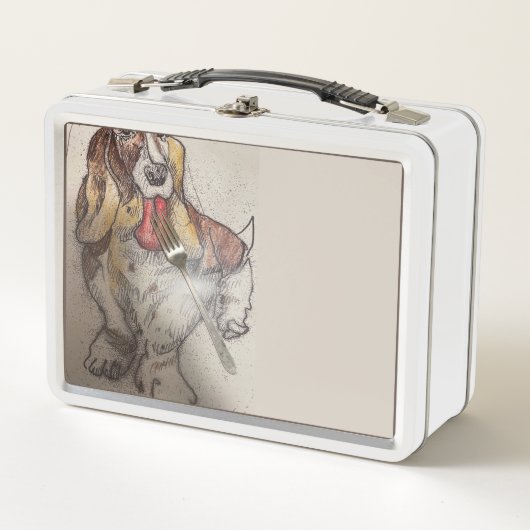 Bassett Hound Lunch Box (Vorderseite)