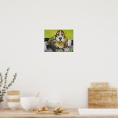 Bassett Hound Pups Poster (Küche)