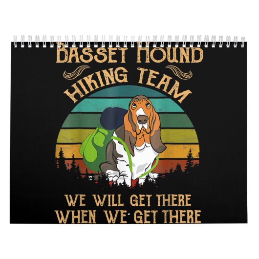 Bassett-Wanderteam wir werden glatt Kalender (Titelbild)