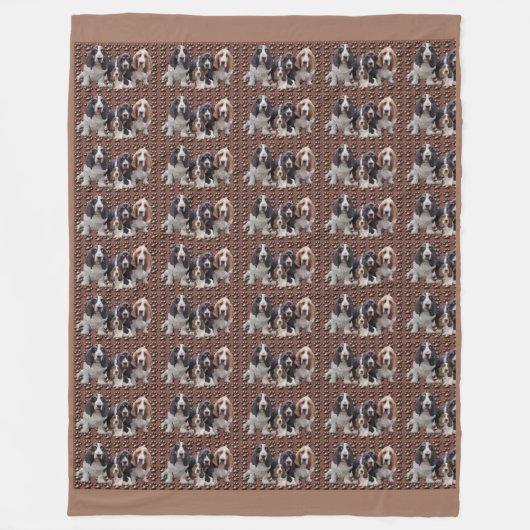 Bassettendecke Fleecedecke (Vorderseite)