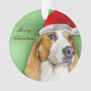 Bassetweihnachtsverzierung Ornament