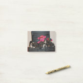 Bassetwelpen-Notizblock Post-it Klebezettel (Auf Schreibtisch)