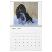 Bassetwelpenkalender 2019 kalender (Jan 2027)
