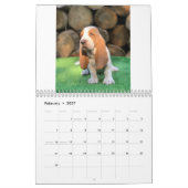 Bassetwelpenkalender Kalender (Feb 2027)