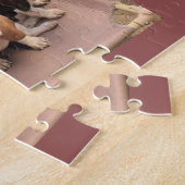 Bassetwelpenpuzzlespiel Puzzle (Seite)