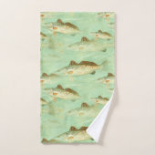 Bassfisch Badhandtuch Set (Handtuch)